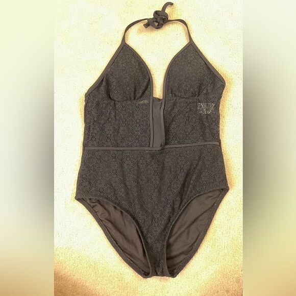 Women’s Mossimo Halter One Piece Bathing Suit L - Picture 1 of 4